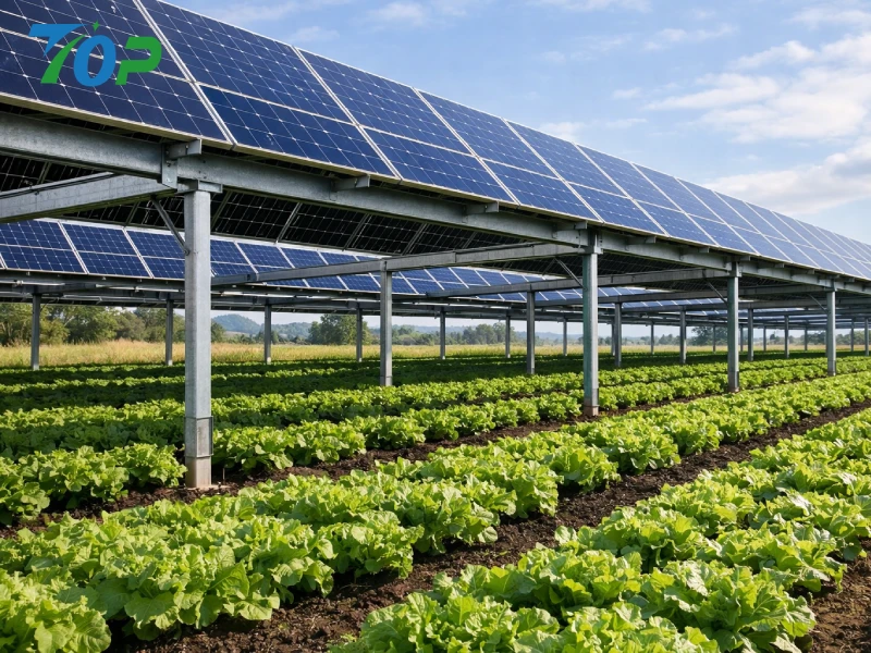 Agrivoltaics: Hogyan termeszthetünk nagy hozamú növényeket napelemek alatt