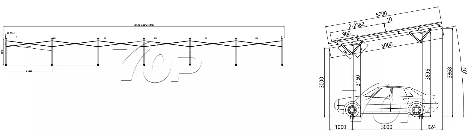 Solar Panel Carport