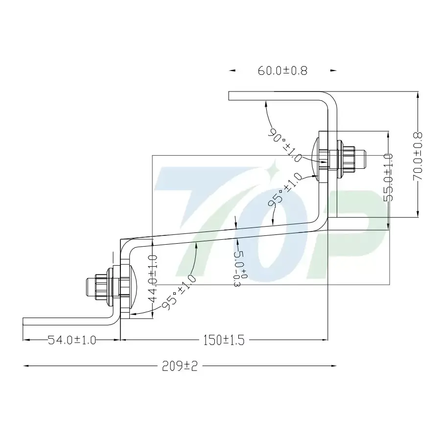 Tile Roof Hook Mounting System