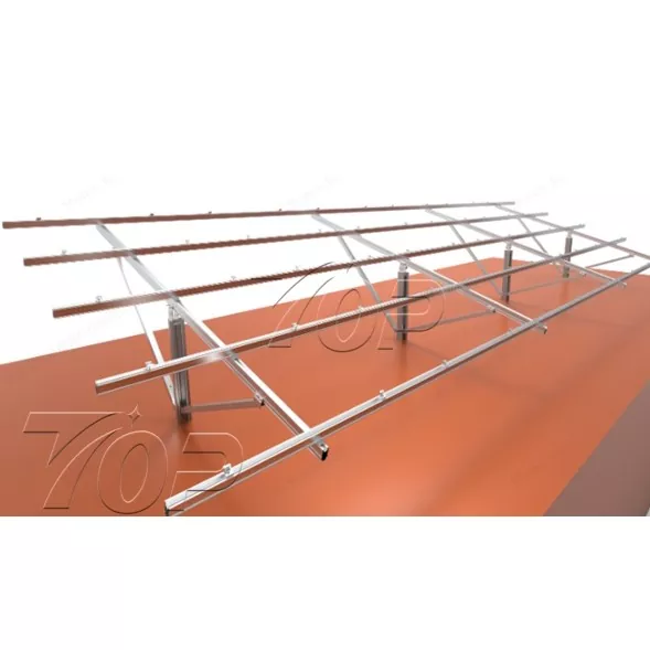 Fotovoltaikus C-acél egyoszlopos gazdaságos rögzítés