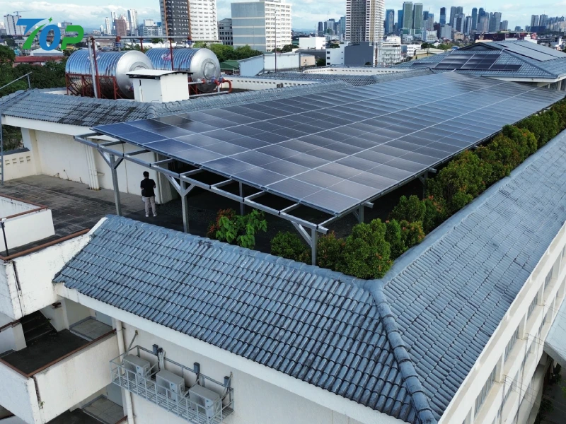 Téroptimalizált megemelt napelemes állványszerkezet | Manila esettanulmány